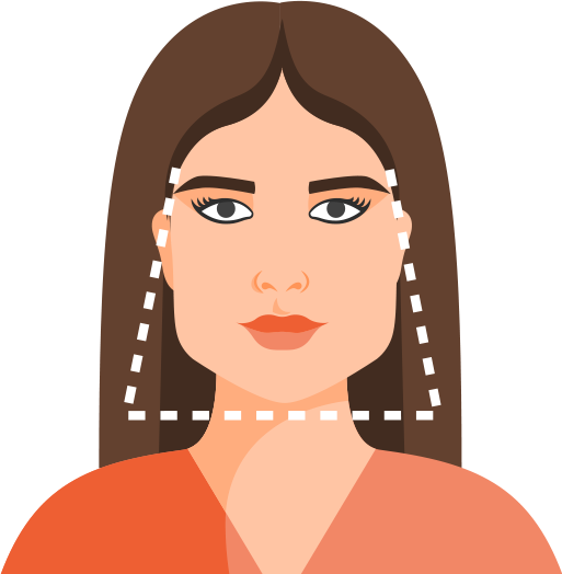 Trīsstūrveida sejas saulesbrilles