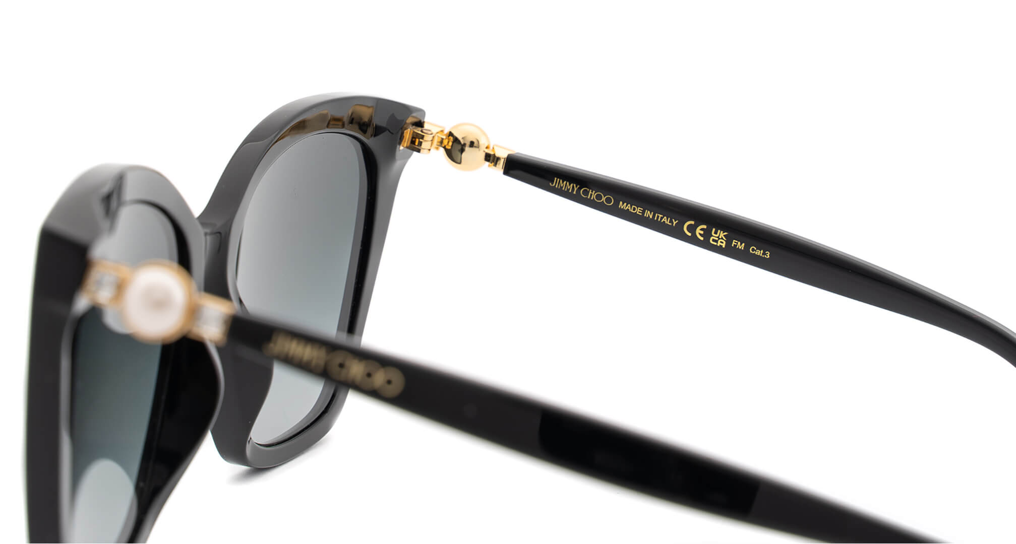 Jimmy Choo saulesbrilles ar UKCA un CE marķējumu