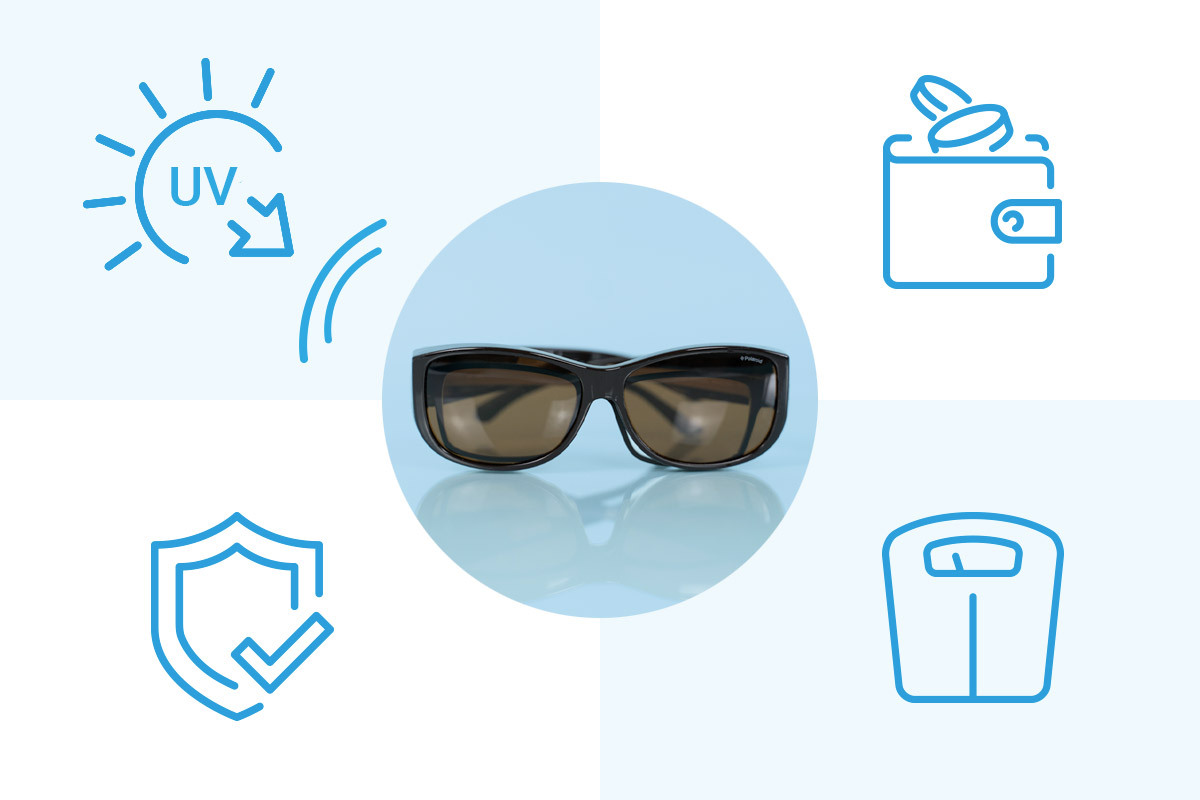 uzliekamo saulesbriļļu priekšrocības un trūkumi
