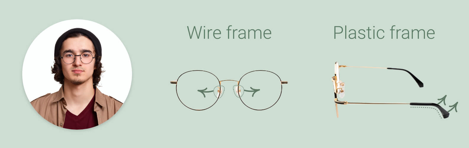 Как ослабить оправу очков и носоупоры