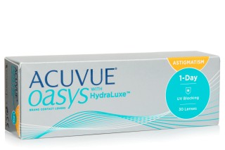 Acuvue Oasys 1-Day with HydraLuxe for Astigmatism 30 lēcas