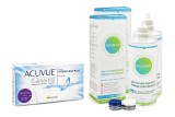 Acuvue Oasys (6 lēcas) + 2 x Solunate Multi-Purpose 400 ml ar lēcu konteineru 26685