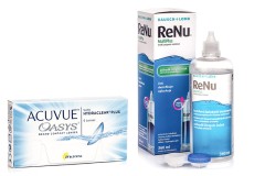 Acuvue Oasys (6 lēcas) + ReNu MultiPlus 360 ml ar lēcu konteineru