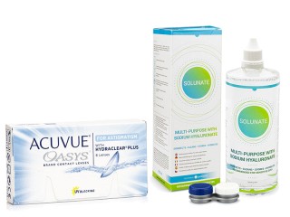 Acuvue Oasys for Astigmatism (6 lēcas) + Solunate Multi-Purpose 400 ml