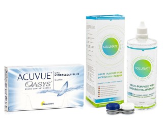 Acuvue Oasys (6 lēcas) + Solunate Multi-Purpose 400 ml