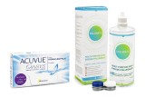 Acuvue Oasys (6 lēcas) + Solunate Multi-Purpose 400 ml ar lēcu konteineru 26684