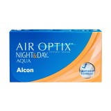 Air Optix Night & Day Aqua (6 lēcas) + Solunate Multi-Purpose 400 ml ar lēcu konteineru 39482