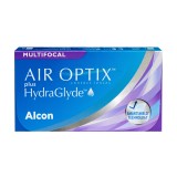 Air Optix Plus Hydraglyde Multifocal (3 lēcas) + Solunate Multi-Purpose 400 ml ar lēcu konteineru 39464
