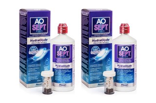 AOSEPT PLUS ar Hydraglyde 2 x 360 ml ar lēcu konteineriem