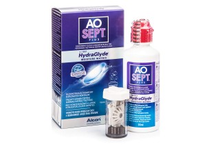 AOSEPT PLUS ar Hydraglyde 90 ml ar lēcu konteineru