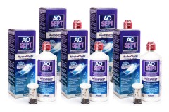 AOSEPT PLUS ar Hydraglyde 5 x 360 ml ar lēcu konteineriem