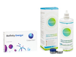 Biofinity Energys CooperVision (6 линз) + Solunate Multi-Purpose 400 мл с контейнером