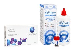 Biofinity Multifocal CooperVision (3 линзы) + Oxynate Peroxide 380 мл с контейнером