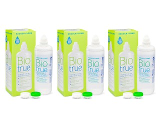 Biotrue Multi-Purpose 3 x 300 ml ar lēcu futrāļiem