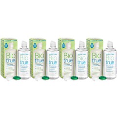 Biotrue Multi-Purpose 4 x 300 ml ar lēcu futrāļiem