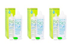 Biotrue Multi-Purpose 3 x 480 ml ar lēcu futrāļiem