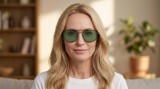 Izipizi Sun #Cruise Black Green lenses Сгенерированное изображение