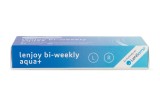 Lenjoy Bi-weekly Aqua+ (12 lēcas) + Solunate Multi-Purpose 400 ml ar lēcu futrāli 27788