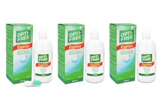 OPTI-FREE Express 3 x 355 ml ar lēcu konteineriem