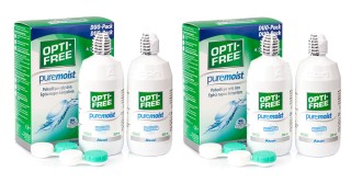 OPTI-FREE PureMoist 4 x 300 ml ar lēcu konteineriem