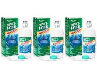OPTI-FREE RepleniSH 3 x 300 ml ar lēcu konteineriem