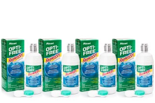 OPTI-FREE RepleniSH 4 x 300 ml ar lēcu konteineriem
