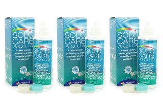 SOLOCARE AQUA 3 x 360 ml ar lēcu futrāļiem
